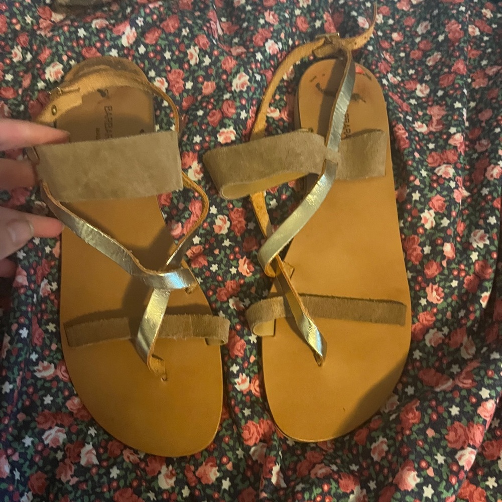 Leather sandals
